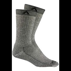 Wigwam Men's 2-Pack Merino Comfort Hiker Sock Black 2